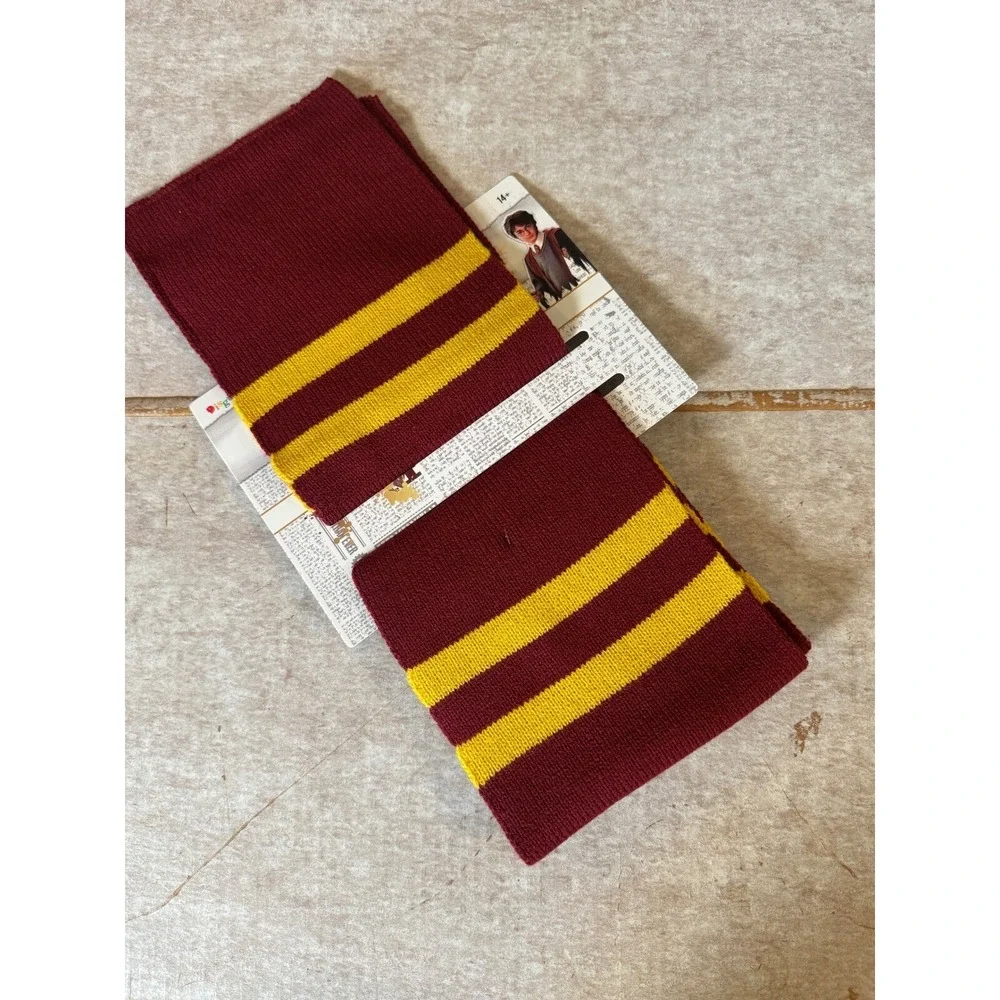 Harry Potter Gryffindor Scarf Patch‎ Woven Knit Wizarding World Disguise